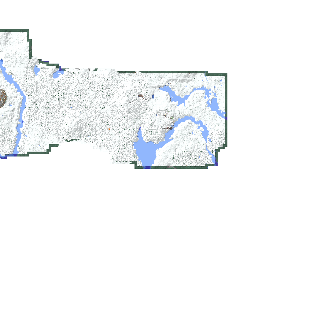 Top-down map of corruptSMP's world